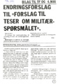 Tjen folket: Endringsforslag til militærtesene